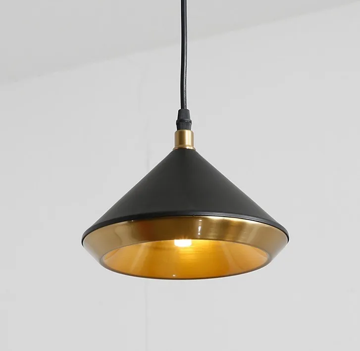 

Industrial Classic E27 Bulb Black White Indoor Single Metal Modern Pendant Lamp