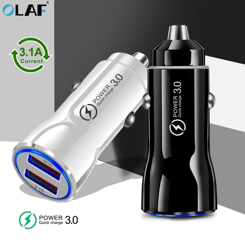 Автомобильное зарядное устройство OLAF Quick Charge 3 0 USB для Xiaomi mi 9 QC3.0 3.1A Быстрая