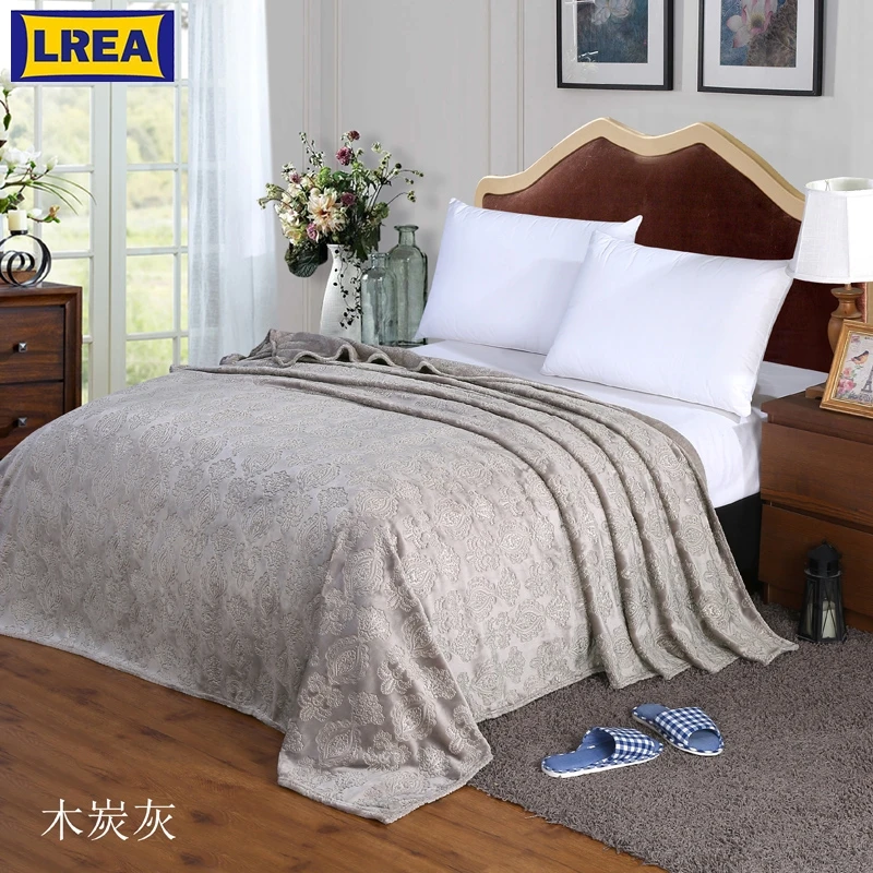 

New 2017 1pc big size Throw blankets for beds Soft Plush plaid Fleece sleeping sofa Blanket home textile