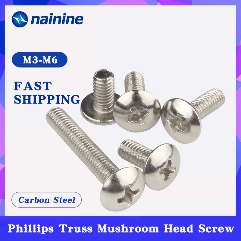 Металлический болт TM M3 M4 M5 M6 с никелевым покрытием SS35|Винты| | АлиЭкспресс