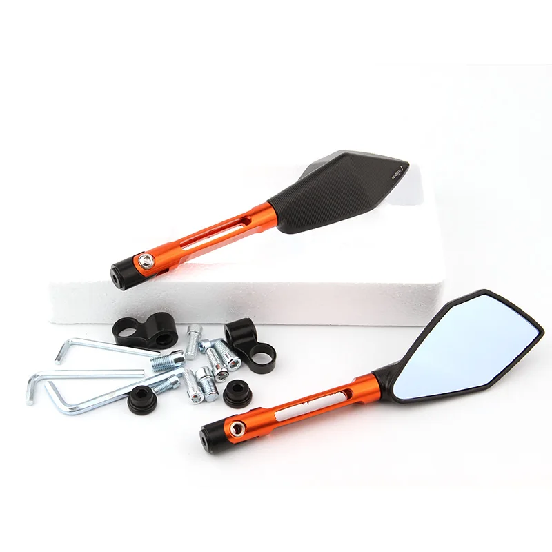 

Universal Motorcycle Mirror Accessories 8mm 10mm Rearview Mirrors Blue Glass For Aprilia tuono v4 RSV4 rs125 750 rsv1000 rs250