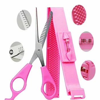 

JYTOP Scissor Clipper Comb Fringe Cut Shape Tool Hair Cutting Guide Layers Bang Style