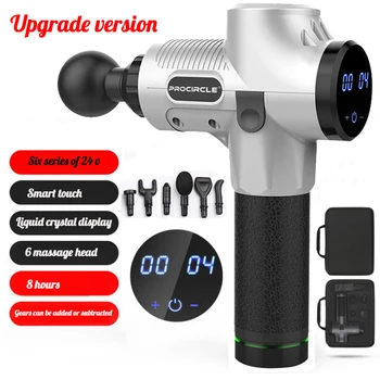 

Massage Gun Fascia Gun Muscle Relaxation Massager Vibration Muscle Gun Vibration Massage Fitness Equipment Leg Deep Massager 50