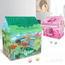 Детский игровой домик с мультипликационным принтом, складные игровые палатки, детский игровой Забавный домик, детский игровой домик, замок на открытом воздухе, палатка, игрушка для ребенка