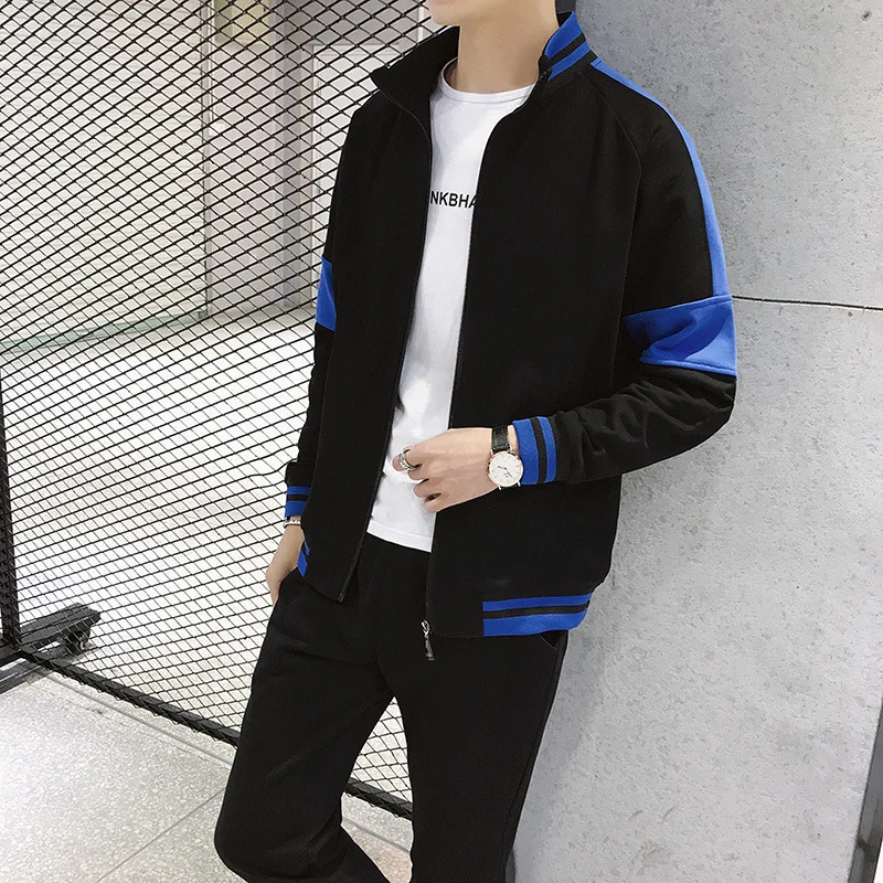 

Popular Brand 2019 Hoodie Men's Casual Long-sleeve Sweater Set Men's Spring And Autumn Trend Leisure Sports Suit Male STUDENT'S