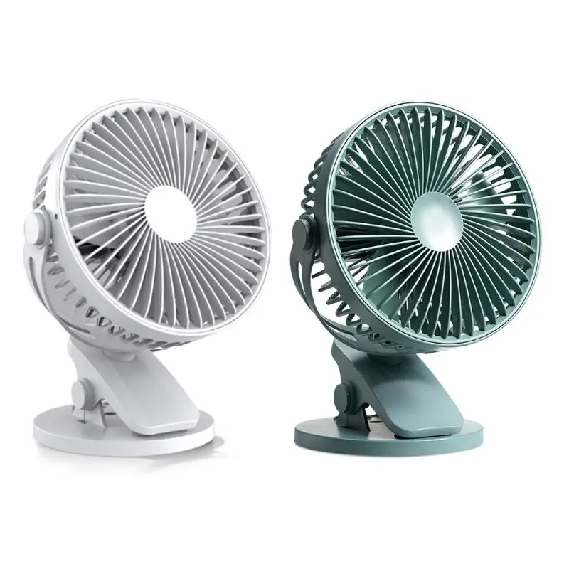 

4/6inch Mini Portable Desk Fan USB Powered or 1800mAh Rechargeable Battery Personal Mini Fan for Car Office