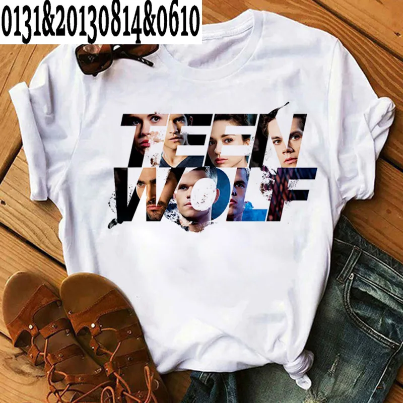 

Teen Wolf T Shirt Women Stilinski 24 Lahey McCall Graphic Kawaii Tees Summer Tops Cartoon Unisex Fashion T-shirt Female