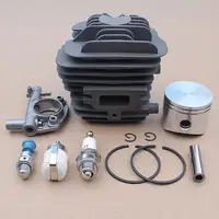 45mm Cylinder Piston Pin Oil Pump Kit for Oleo-Mac 952 Master Chainsaws Part Spark Plug 50082012 2