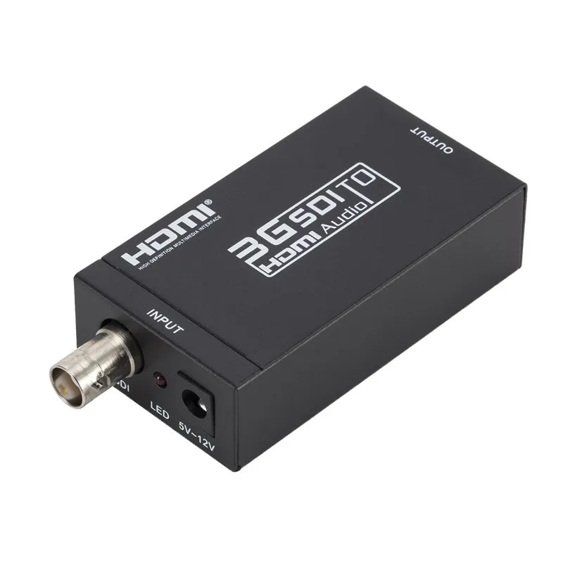 Высокое качество 1080P Мини 3g SDI в HDMI конвертер BNC SDI/HD-SDI/3G-SDI в HDMI адаптер HD видео конвертер для монитора HD tv