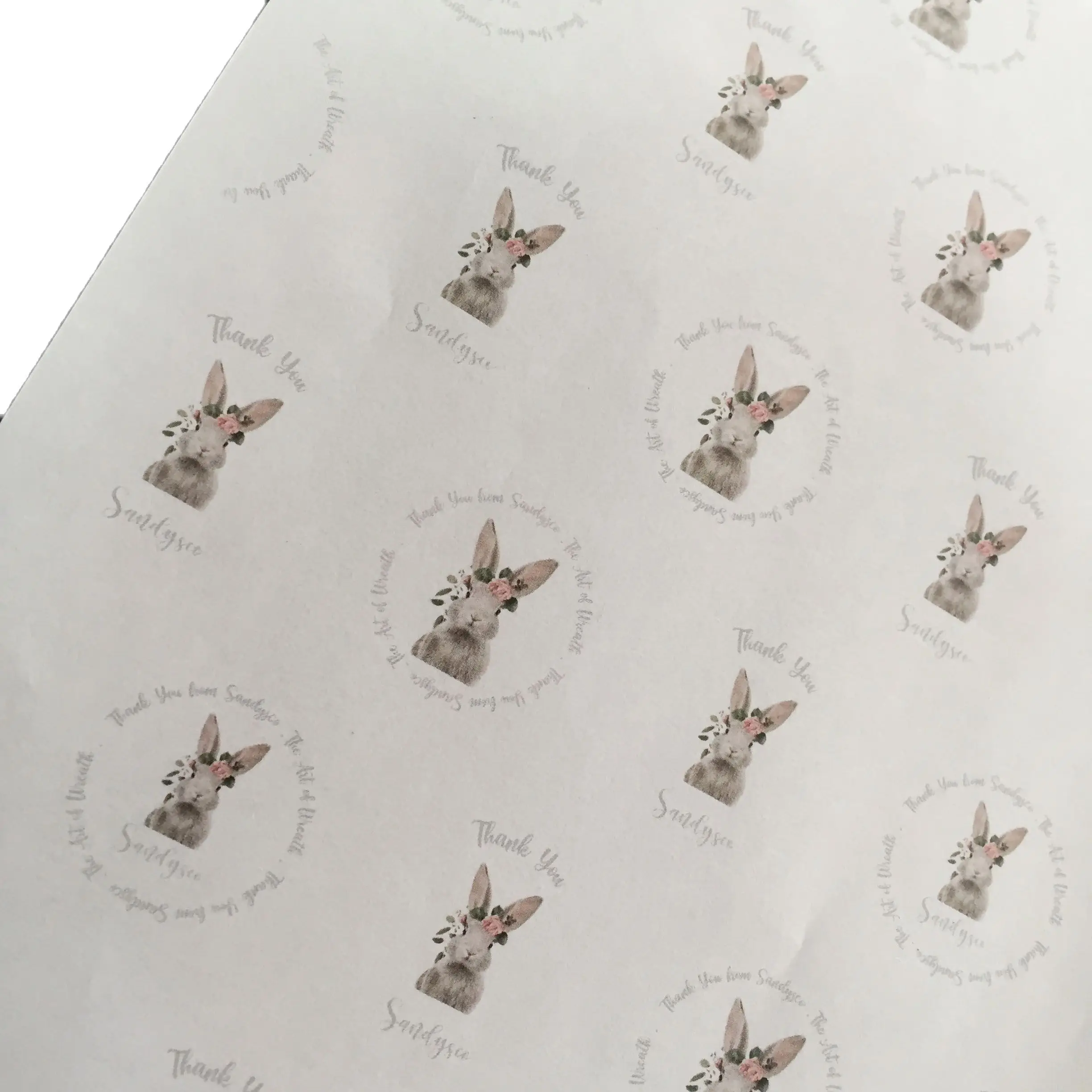 High Quality Tissue Packaging Paper Brand Printed Garment Gift Packing Wrapping