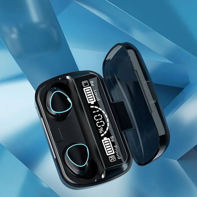 

New TWS Bluetooth Headset Dual Earphone In-Ear Mini Touch Sports Waterproof 5.1