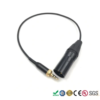 

DC Lock 3.5mm Audio Plug to XLR 3 pin Male for Sony UWP D11 Audio Cable , Sound Equipment Recording Conversion Line