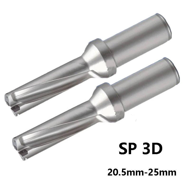 

Indexable Drill Bit 3D SP Type 20.5-25 mm U Drill Shallow Hole CNC use Carbide Inserts SPMG Lathe C25 C32 SP07 SP06 High Quality