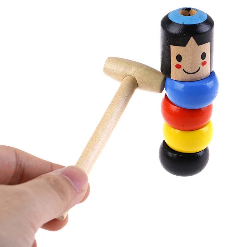 Magic Show Props/Funny Wood Man BRAND NEW UK Unbreakable Wooden Man Magic Toy 
