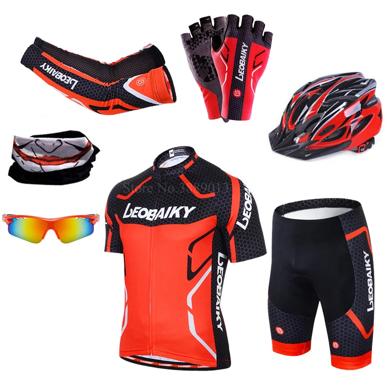 Bike Clothing Sets Mountain Cycling Jersey Custom Bicycle Shorts Padded Uniform
