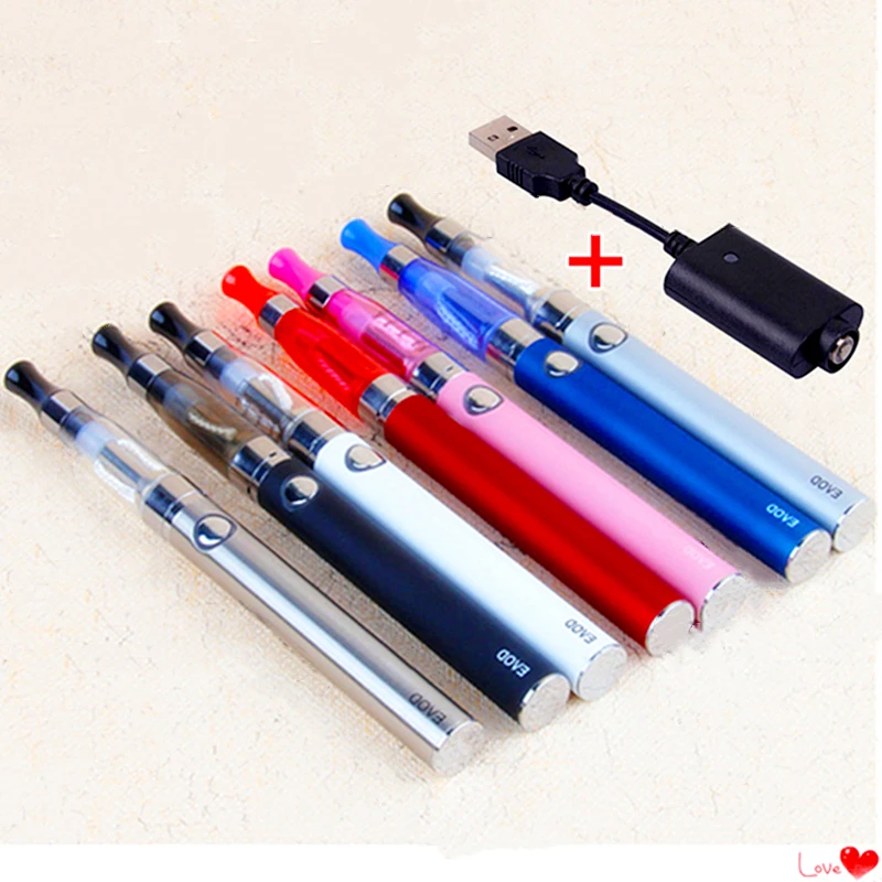 Kit de cigarrillo electrónico EVOD Top CE4, cigarrillo electrónico individual, 900mah, vaporizador eGo, atomizador de 1,6 ml, juego de pluma de vapeo Hookah