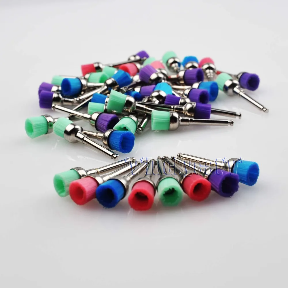 30pcs Dental Lab Materials Color Nylon Latch Flat Polishing Polisher