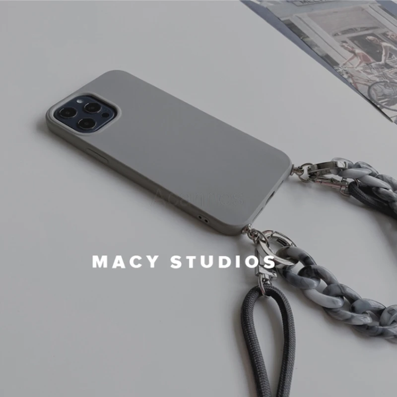 best case for iphone 13 pro max Marble Crossbody Lanyard Bracelet Necklace Chain Strap Phone Case For iPhone 13 Pro Max 13pro 13mini Luxury Soft Tpu Back Cover iphone 13 pro max cover