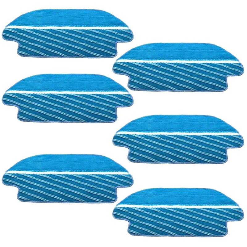 

6Pcs For Cecotec Conga 3490 Robot Vacuum Cleaner Cloth Vacuum Cleaner Spare Parts Accessories Cleaning Mop Replacement