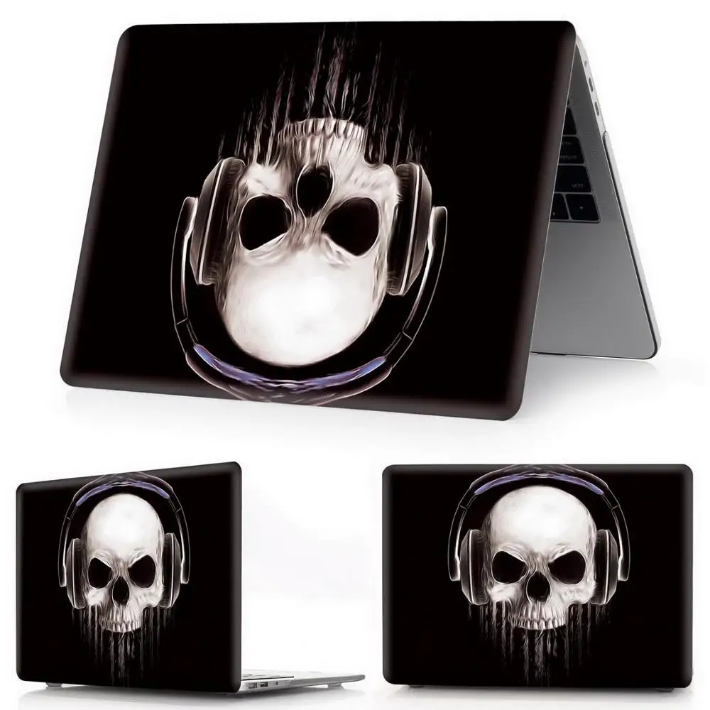 Чехол для ноутбука MacBook Air Pro retina, возрастом 11, 12, 13, 15 лет для Mac book Pro 13,3 15,4 дюймов с сенсорной панелью ID A2159+ чехол для клавиатуры - Цвет: yin-yue-ku-lou
