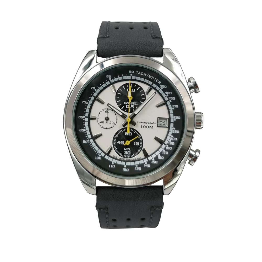 E Move Premium Luxury Men's Multifunctional Quartz E-Commerce Best-Selling Breathable Leather High-Grade Waterproof Watch 