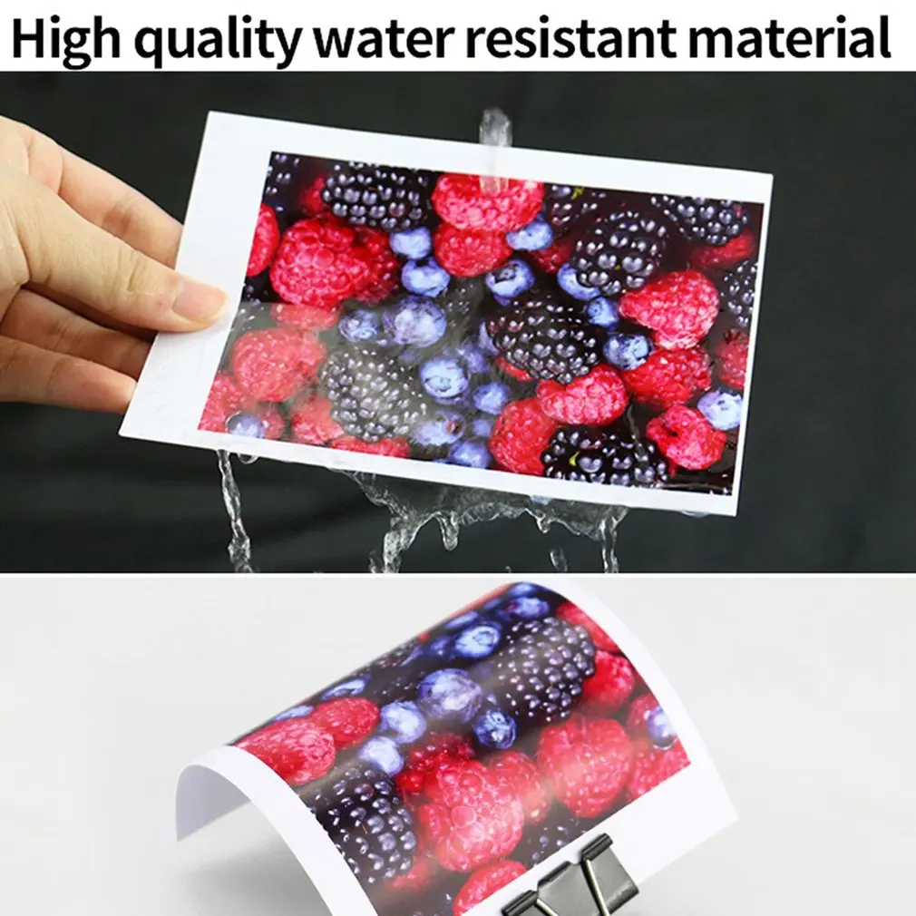 TIANSE High Glossy Photo Paper 180g/ 230g Color Inkjet Printing Paper 5 Inch/ 6 Inch/ 7 Inch Waterproof Photo Paper