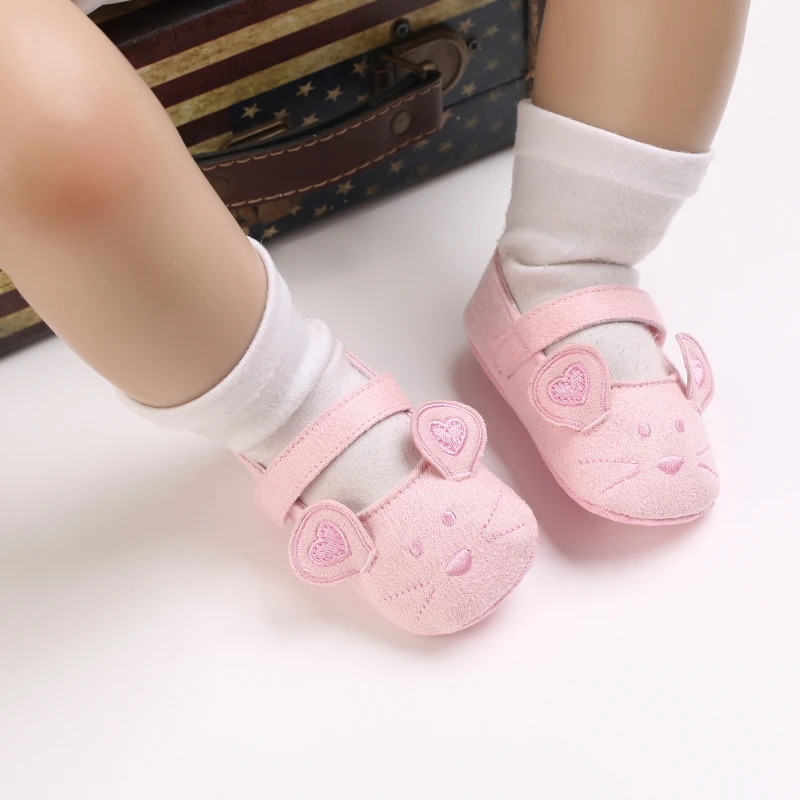 Newborns Fashion Solid Color Casual Shoes Princess Shoes Soft-soled Sneakers 0-18 Months Baby Bed Shoes Baby Walking Shoes