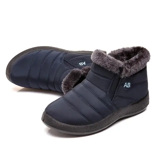 New Women Winter Snow Shoes Snow Boots Warm Plush Antiskid Bottom Thermal Waterproof women Ski Boots Size 35-43 C418