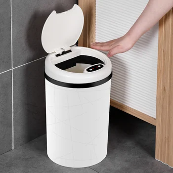 

Automatic Trash Can Motion Sensor Garbage Bin Touch-Free Motion Sensor