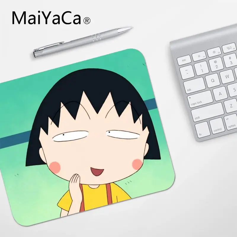 MaiYaCa высокое качество Chibi Maruko противоскользящие прочные силиконовые компьютерные коврики Лидер продаж подставка под руку мышь