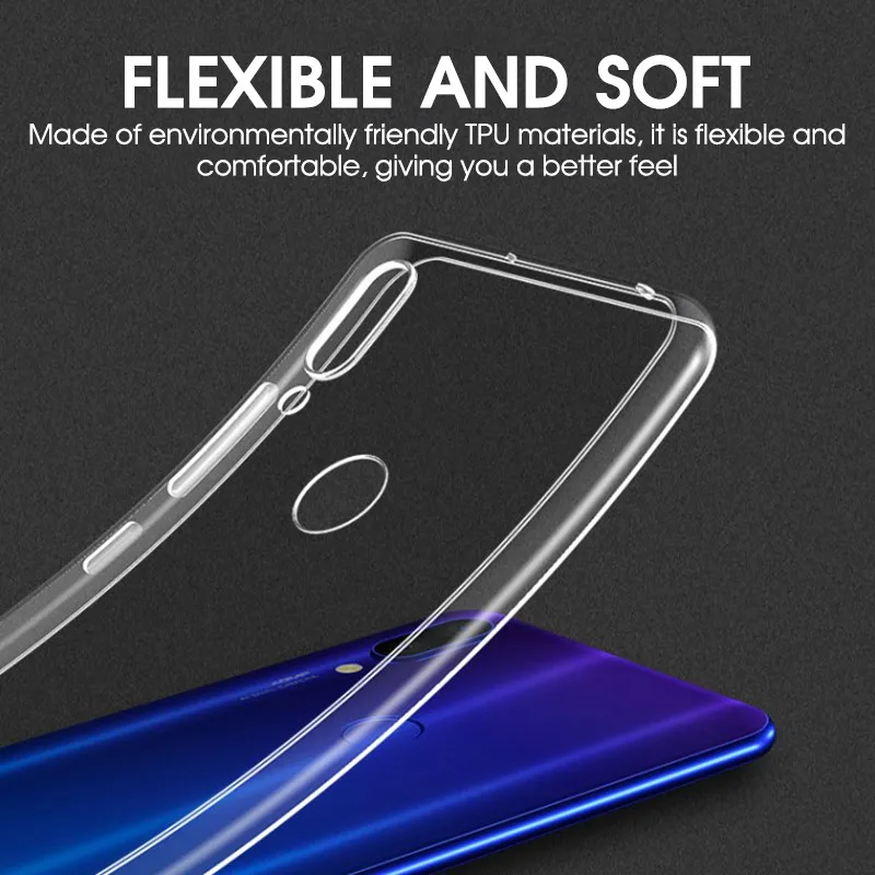 Силиконовый ТПУ Crtstal чехол для Xiaomi Redmi Note 8 7 6 5 Pro, мягкий прозрачный чехол для Redmi 6 7 6A 7A 4A K20, защитный чехол Силиконовый ТПУ Crtstal чехол для Xiaomi Redmi Note 8 7 6 5 Pro, мягкий прозрачный чехол для Redmi 6 7 6A 7A 4A K20, защитный чехол