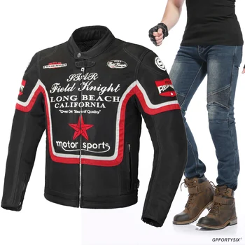 

Summer Breathable Mesh Riding Suit Motorcycle Jacket Motocross Suits Jacket Pants Moto Jacket Protective Gear Armor Men's Jeans