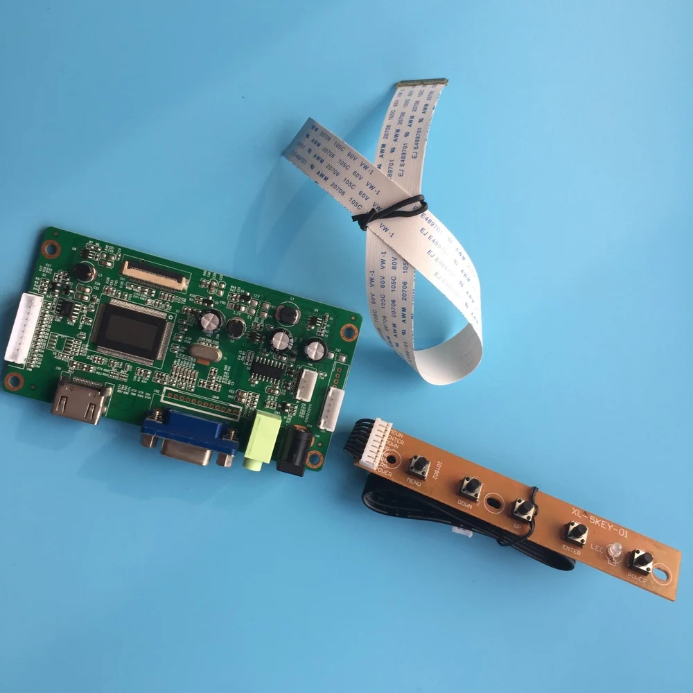 

Комплект для самостоятельной сборки платы контроллера B140XTN03, 1366 × 768, 30-контактный ЖК-дисплей EDP, совместимый с HDMI экран VGA, 14 "Драйвер монитора дисплея 3,3 В, 60 Гц