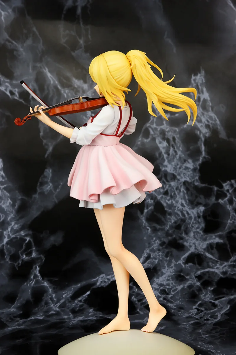 23 см ваша лежа в апреле kaori miyazono скрипка фигурка Аниме Кукла ПВХ Коллекционные