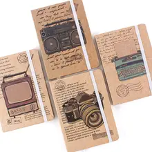 

Thickened Diary Notepad Delicate Brown Paper Cover Office Student Notebook for Students Business Memo Paper Pages Stationery