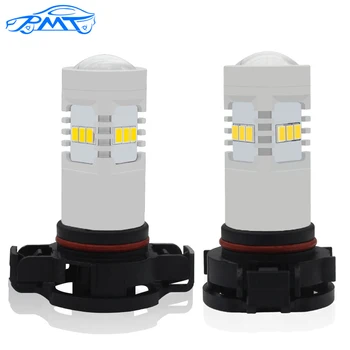 

BMT 2X NEW H8 H11 HB4 9006 LED Bulbs Car Anti Fog Lamps 9005 PSX24W P13W Auto Driving Running Light Front Foglamps 6000K White