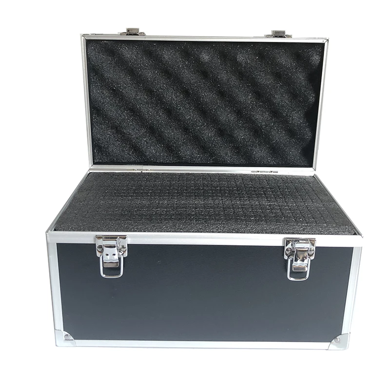 Портативный алюминиевый чехол для инструментов, ящик для инструментов для салона красоты, защитное оборудование, ящик для инструментов, ударопрочный ящик для инструментов 30x17x16 см