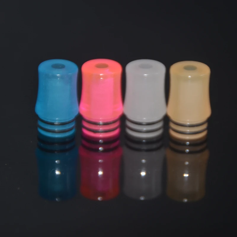 

Luminous fluorescent 510 Resin Mouthpiece Driptip Vape Drip Tips for Trinity alpha Vaporizer Vape Tank Atomizer vapepod kit