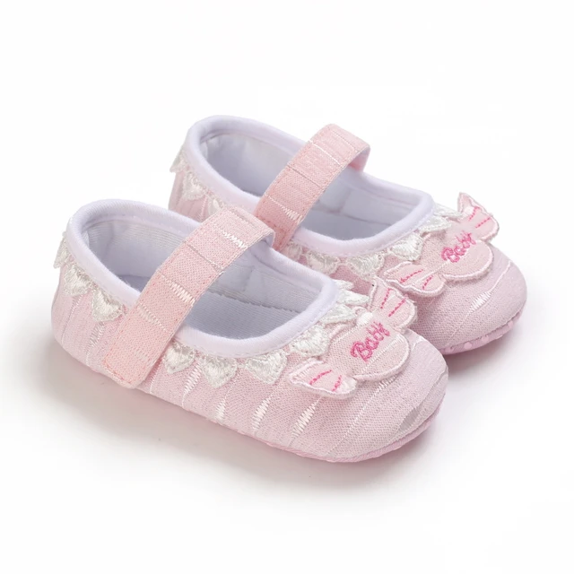 Newborns Fashion Solid Color Casual Shoes Princess Shoes Soft-soled Sneakers 0-18 Months Baby Bed Shoes Baby Walking Shoes B294