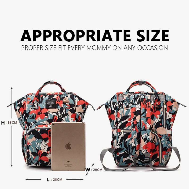 Diaper bag backpack mommy bag Maternity large nappy bag Bolsa Maternida Printed Bebe baby bag Travel Backpack Baby Care wetbag