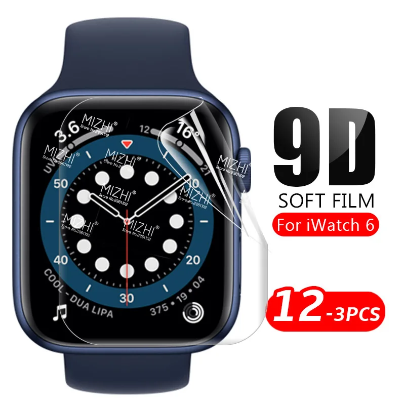 Для iWatch 6 40 мм 44 защитная пленка iWatch6 мягкая для Apple watch аксессуары смарт-браслета
