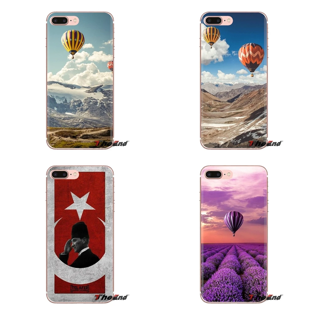 Турецкий флаг волк горячий воздушный шар для iPhone XS Max XR X 4 4s 5 5S 5C SE 6 6S 7 8 Plus samsung Galaxy J1