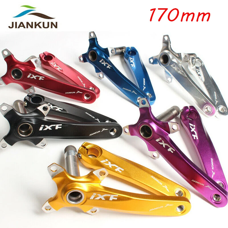 

IXF BCD 104mm Bike Crankset MTB Bicycle 170mm Crank with Bottom Bracket Colored Cranks Mountain Bike Parts