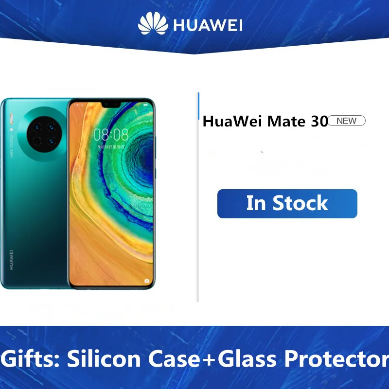 

Newmodel Huawei Mate 30 Smart Phone Kirin 990 Android 10.0 6.62 Inch OLED 40.0MP+16.0MP+8.0MP+24.0MP 40W Super Charger+Qi IP53