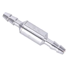 

1pc Stainless Steel CO2 Check Valve One Way For Aquarium CO2 Diffuser Regulator