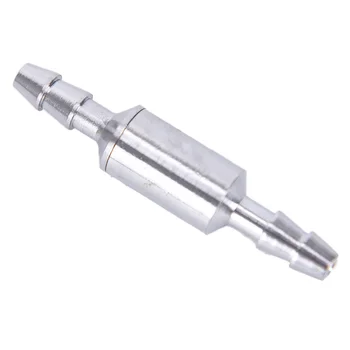 

1pc Stainless Steel CO2 Check Valve One Way For Aquarium CO2 Diffuser Regulator