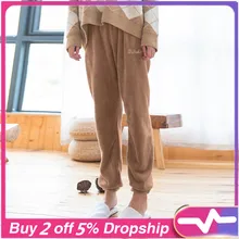 Женская мода, стиль, чистый коралловый бархат, домашние штаны, удобные штаны, Одежда для отдыха, корги, Одежда для дома, 30