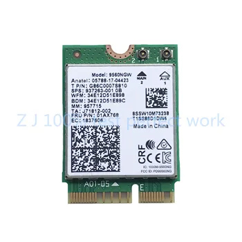 

NEW Original Wireless AC 9560 for Intel 9560NGW 802.11ac NGFF Key E 2.4G/5G 2x2 WiFi Card Bluetooth 5.0 FRU 01AX768