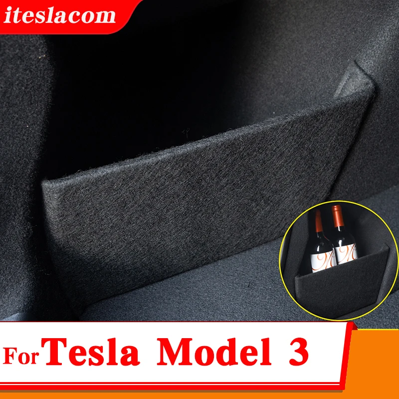 Новый Багажник Тесла двухсторонний органайзер для хранения перегородка Tesla Model 3