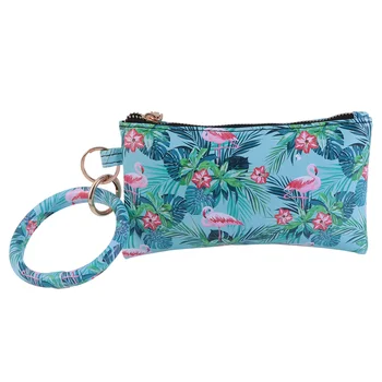 

1PC Women Bag Bracelet Type Lady's Leather Purse Cell Phone Case Storage Pouch